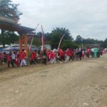 Gerak jalan sehat Desa Talang Datar Agustus 2025